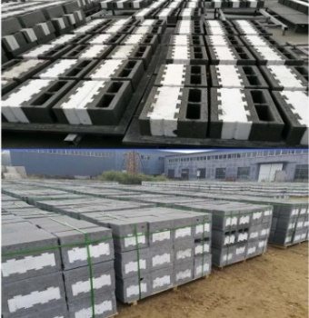 Concrete self -insulation block equipment